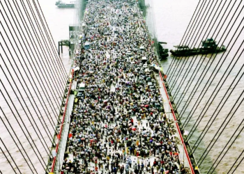 “The World’s First Cable-Stayed Bridge with a Main Tower Pier Built in Deep Water”